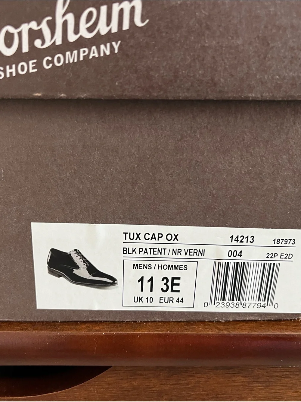 Florsheim Black Patent Leather Oxford Dress Shoes